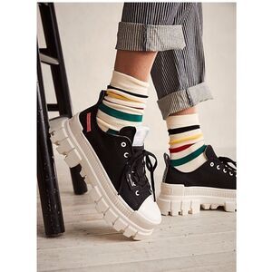 Free People Palladium Woman Black Sneaker Revolt 10